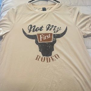 BEIGE T-SHIRT SIZE MEDIUM EMERY ROSE